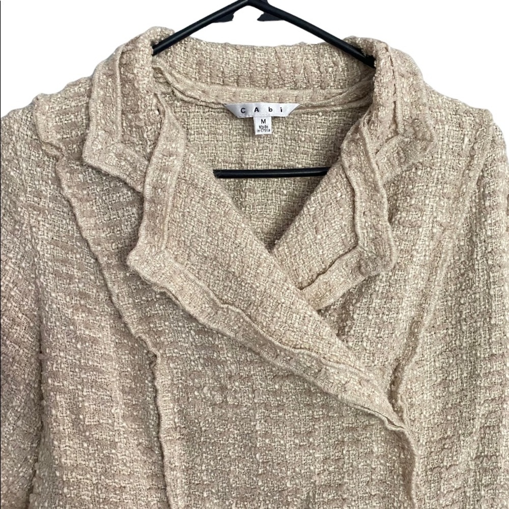 🌴hp🌴 CAbi Cream Double Breasted Blazer - Picture 5 of 10